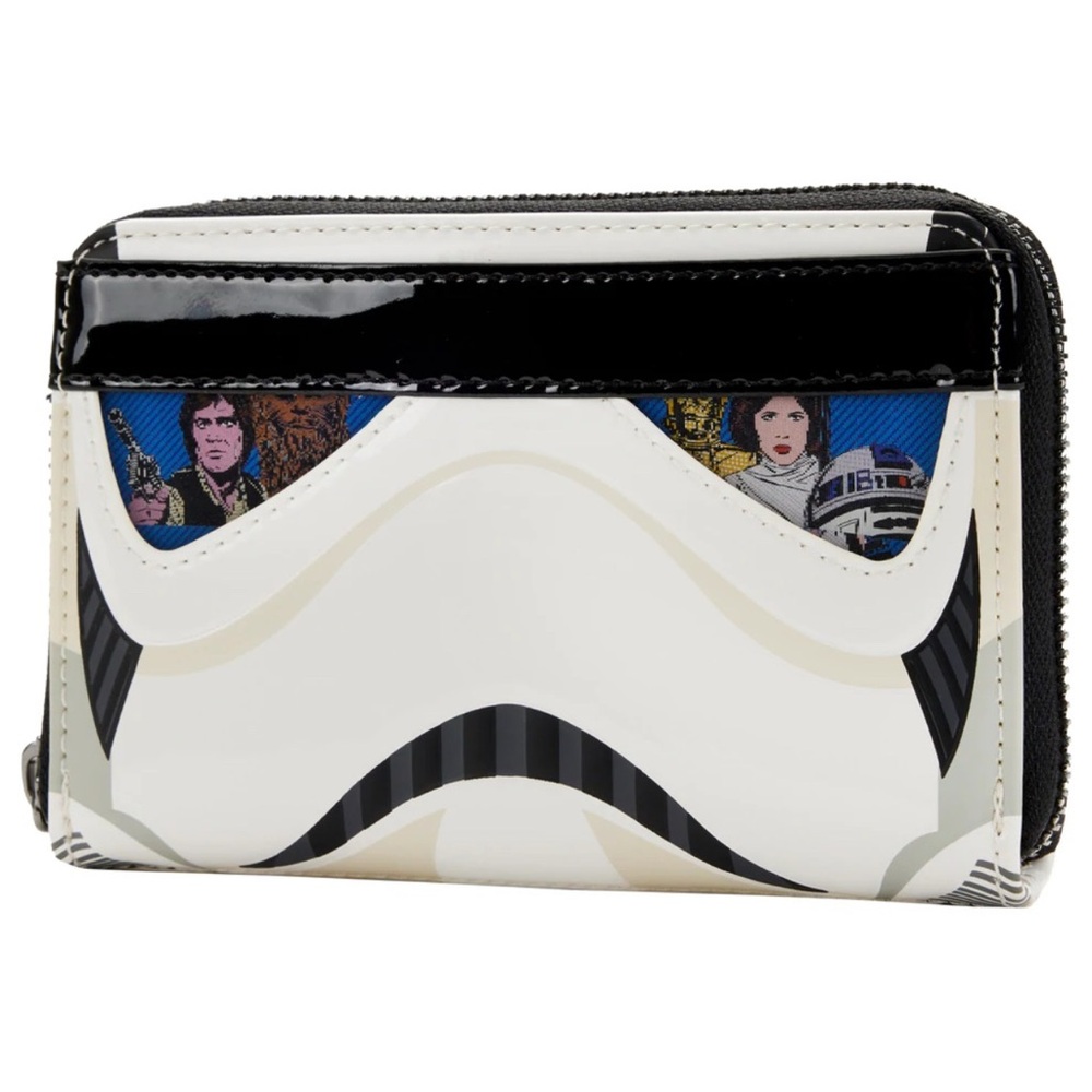 NWT Star Wars Stormtrooper Loungefly Backpack and Wallet Set - Black and White - Picture 6 of 16
